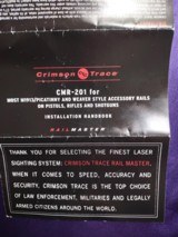 CRIMSON TRACE CMR-201 RED DOT LASER - 6 of 8