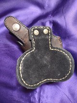 Tooled leather paddle holster - 3 of 7