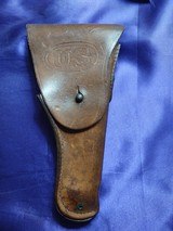 Graton & Knight leather 1911 holster - Image 1 of 7