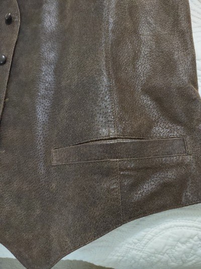 ADLER, LEATHER VEST, XXL - Image 14 of 14