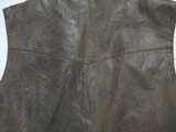 ADLER, LEATHER VEST, XXL - Image 3 of 14