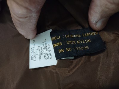 ADLER, LEATHER VEST, XXL - Image 9 of 14
