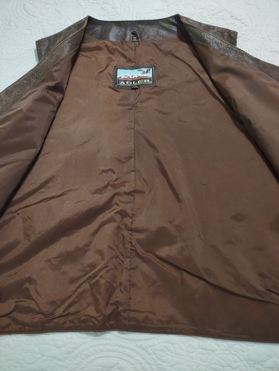 ADLER, LEATHER VEST, XXL - Image 6 of 14