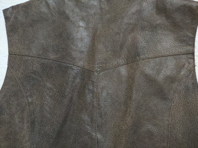 ADLER, LEATHER VEST, XXL - Image 3 of 14