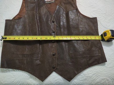 ADLER, LEATHER VEST, XXL - Image 11 of 14