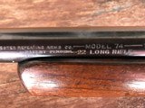 Winchester Model 74 - Semi - Auto .22LR Rifle - Image 8 of 15