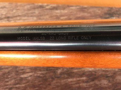 Mossberg Model 144 LSB - .22 Bolt Action- Target Rifle - Image 9 of 15