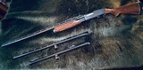 Remington 870 Wingmaster LH 12ga Magnum 3 barrel set - 1 of 14
