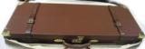 LEATHER GUN CASE FOR 2 BARREL SET SIDE BY SIDE PLUS CANVAS COVER - 2 of 4