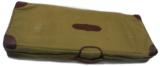 LEATHER GUN CASE FOR 2 BARREL SET SIDE BY SIDE PLUS CANVAS COVER - 3 of 4