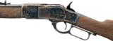 WINCHESTER MODEL 1873 SPORTER OCTAGON COLOR CASE HARDENED 45 COLT, STRAIGHT GRIP, NEW - 4 of 5