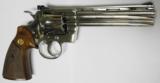 COLT PYTHON 357 MAG , 6" BARREL, NICKEL, BRAND NEW - 1 of 2