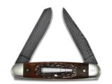 REMINGTON 2015 LIMITED EDITION CLIFFHANGER BULLET KNIFE R11001 ( R4466D) DAMASCUS, 1 OF 500, NEW IN BOX - 3 of 4
