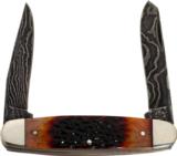 REMINGTON 2015 LIMITED EDITION CLIFFHANGER BULLET KNIFE R11001 ( R4466D) DAMASCUS, 1 OF 500, NEW IN BOX - 2 of 4