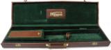 PERAZZI LEATHER GUN CASE FOR SINGLE BARREL TRAP 34", NEW.- 1 of 2