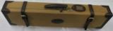 CANVAS/LEATHER HARD GUN CASE WITH STRAPS, BRAND NEW - 2 of 7