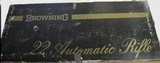 BELGIAN BROWNING SA 22 22LR, EARLY GUN, BRAND NEW IN THE BOX - 4 of 5