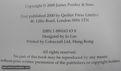 PURDEY GUN AND RIFLE MAKERS THE DEFINITIVE HISTORY SIGNED LTD EDITION, BRAND NEW - Image 3 of 3