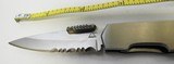 SPYDERCO SOLO LINERLOCK, HALF SERRATED, BRAND NEW IN ORIGINAL BOX (S004PS) - 4 of 5