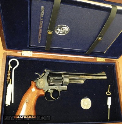 SMITH & WESSON MODEL 25-3, 125TH ANNIVERSARY, 1852-1977, 45 CALIBER