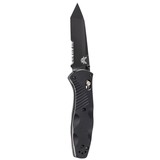 Benchmade WARN 583SBK-1 Barrage Tanto Spring Assist Knife, D2 Black Combo Blade