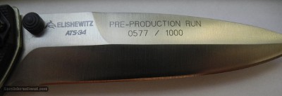 Benchmade 880 Elishewitz Dark Star Knife (3.75