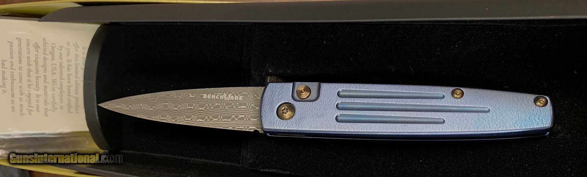 BENCHMADE GOLD CLASS 1000101 SPIKE AUTO 43 OF 100, NEW IN BOX for sale