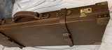WINCHESTER REPEATING ARMS GUN CASE FOR MODEL 21, WOOD AND LEATHER, FITTED FOR 32", NEW. - 3 of 3