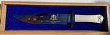 BROWNING BOWIE KNIFE LTD EDITION #89 OF 500, NEW IN DISPLAY CASE - 1 of 3