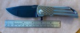 DDR LIMITED RUN FOLDING KNIFE USA FLAG