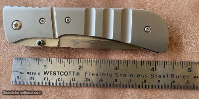 CUSTOM MADE LINER LOCK, BRAND NEW