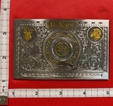 MASTER ENGRAVER R. KAIN PRIVATE STYLE ENGRAVING PLATE FOR WINCHESTER ARMS CO - 2 of 3