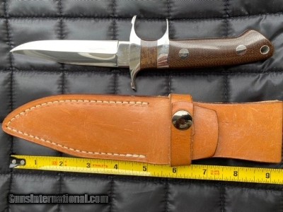 M.S. LOVETT, TEXAS,
GORGEOUS BABY BEAR FIGHTER, DARK CANVAS MICARTA, NEW