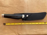 Custom hand made Tanto style knife by American maker. Brand new. - 1 of 4