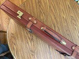 LEATHER GUN CASEFOR 2 BL SET 33", MADE IN ITALY