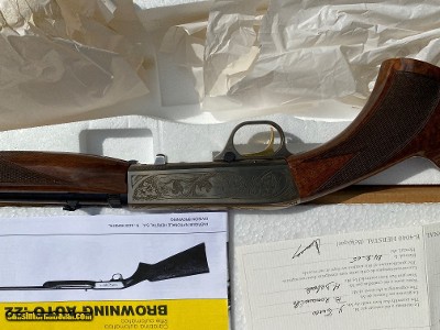 BELGIAN BROWNING SEMI-AUTO 22 LR GRADE 2, BRAND NEW IN THE BOX - Image 4 of 5
