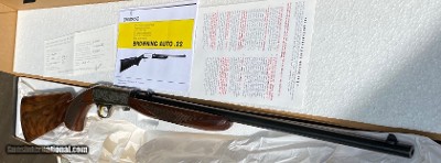 BELGIAN BROWNING SEMI-AUTO 22 LR GRADE 2, BRAND NEW IN THE BOX