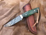 PATRICK TEYKE LARGE DROP POINT HUNTER, BURL WOOD, NEW, MADE IN GERMANY - 2 of 8