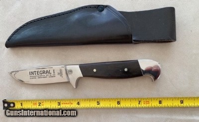 INTEGRAL 1 HUNTING KNIFE, DARK MICARTA, MADE IN GERMANY