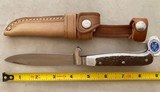 HUBERTUS HUNTING KNIFE, STAG HANDLE WITH BEER OPENER, MADE IN GERMANY, NEW - 2 of 2