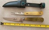 STAG HUNTING KNIFE WITH DETACHABLE UTILITY FORK AND BOTTLE OPENER, SOLINGEN, NEW - 4 of 4