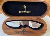 BROWNING HUNTING TRADITIONS, LTD EDITION, 1 OF 2000, WHITETAIL KNIFE, NEW - 1 of 2