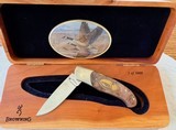 BROWNING HERITAGE KNIFE PRESENTATION SET, CANADA GOOSE, LTD 1 OF 3000, NEW - 3 of 3