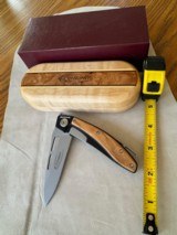 BROWNING CYNERGY KNIFE IN PRESENTATION CASE, MADE IN ITALY, NEW - 2 of 5