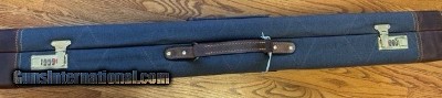 BROWNING GUN CASE,
LEATHER AND WATERPROOF CANVAS, FITS 34