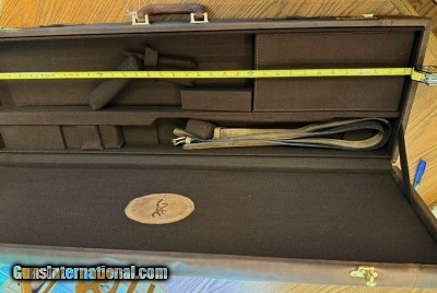 BROWNING LEATHER GUN CASE, FITS 34