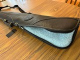 FRENCH LEATHER CASE FOR SHOTGUN, LENGTH 50