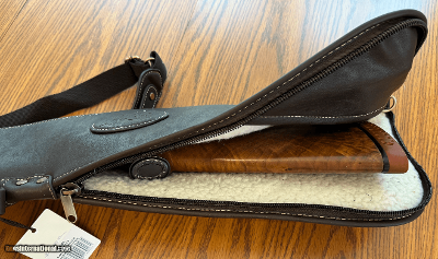 FRENCH LEATHER CASE FOR SHOTGUN, LENGTH 50