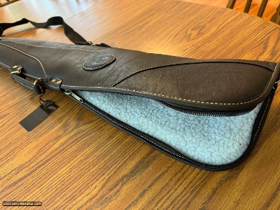 FRENCH LEATHER CASE FOR SHOTGUN, LENGTH 50