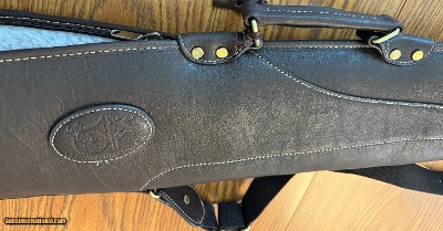 FRENCH LEATHER CASE FOR SHOTGUN, LENGTH 50